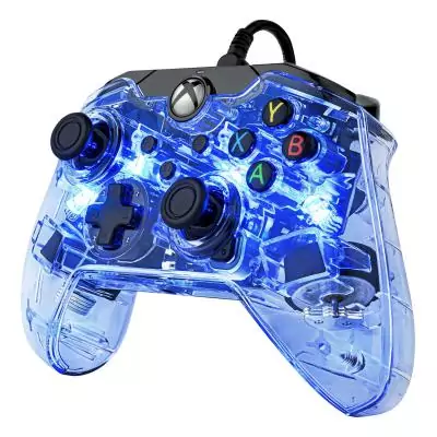 PDP Afterglow Noir, Bleu, Transparent USB Manette de jeu Analogique Numérique Xbox One, Xbox Series S, Xbox Series X