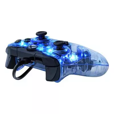 PDP Afterglow Noir, Bleu, Transparent USB Manette de jeu Analogique Numérique Xbox One, Xbox Series S, Xbox Series X