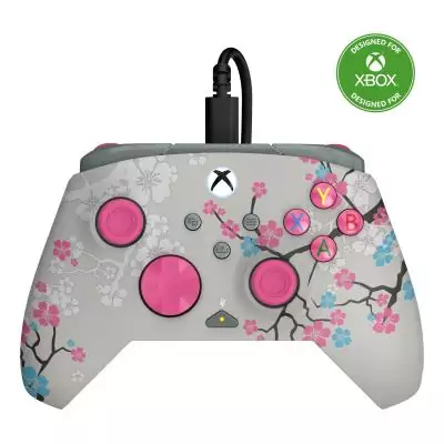 Turtle Beach Rematch Advanced Cherry Blossom Manette de jeu filaire - Licence Xbox Series XS, Xbox One et PC avec