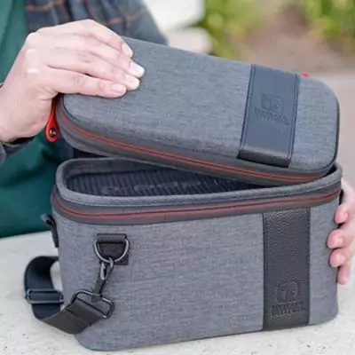 Sacoche de voyage - PDP - Elite Pull N Go - Nintendo Switch - Gris