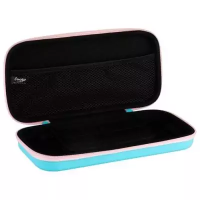 Housse de transport Nintendo Switch 2 Hello Kitty - Motif thé - Konixt - Pratique filet rangement