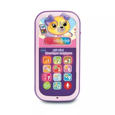 VTech ALLO BEBE MESSAGES MAGIQUES ROSE