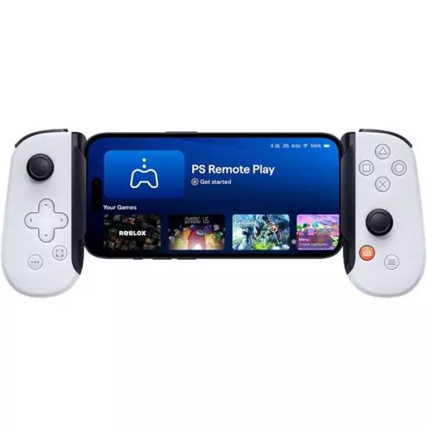 Manette de jeu - iPhone - Backbone One PlayStation Edition - Filaire (Lightning ou USB-C) - Blanc