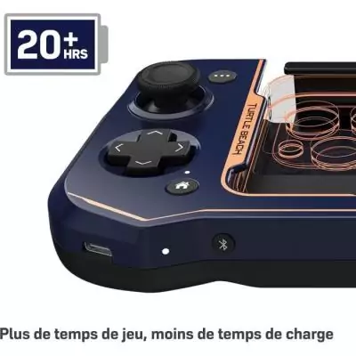 Manette de jeu sans fil - TURTLE BEACH - Atom - Bleu Cobalt - Pour mobile iOS Manette de jeu sans fil - TURTLE BEACH - Atom - Bleu Cobalt - Pour mobile iOS