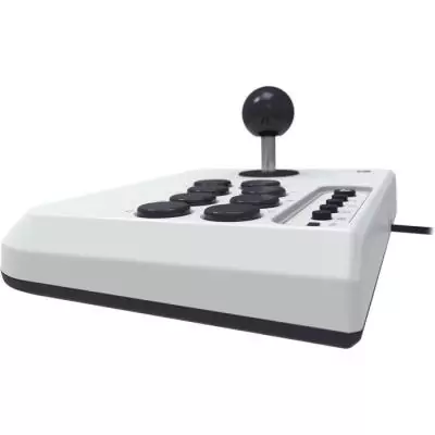 Manette de jeu - PC, PS4 et PS5 - Fighting Stick Mini - PlayStation - Filaire - Blanc - Hori