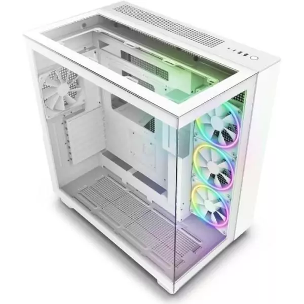 Boitier moyen-tour - NZXT - CM-H91EW-01 - H9 Elite - Verre trempé - Support RGB - Blanc