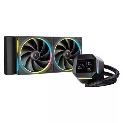 DEEPCOOL R-LM240-BKDMMC-1: Watercooling 240mm AIO IPS 2,4" Noir - Pompe 6eme gén. - 2500 à 3400rpm DEEPCOOL R-LM240-BKDMMC-1: Watercooling 240mm AIO IPS 2,4" Noir - Pompe 6eme gén. - 2500 à 3400rpm