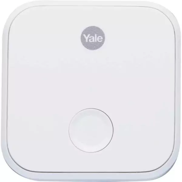 Pont WiFi pour acces a distance - YALE Connect Wi-Fi Bridge - 05/401C00/WH - Fonctionnalité Assitant Vocal - Prise 2 broches