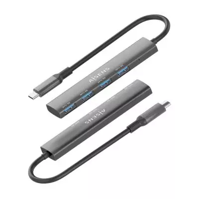 AISENS A109-0943 station d'accueil Avec fil USB 3.2 Gen 1 (3.1 Gen 1) Type-C Gris AISENS A109-0943 station d'accueil Avec fil USB 3.2 Gen 1 (3.1 Gen 1) Type-C Gris