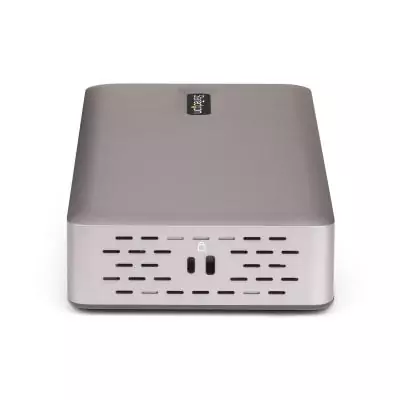 StarTech.com Station d'Accueil USB4 pour 3 Écrans, HDMI ou DisplayPort 4K 60 Hz, Charge d'Ordinateur Portable 100 W, 2,5 GbE,