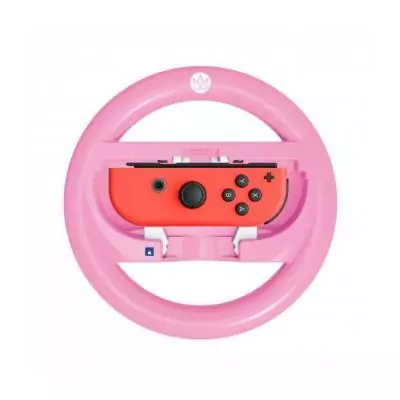 Volant de course - Nintendo Switch 2 - Hori - Mario Kart World Joy-Con - Motif Peach - Rose Volant de course - Nintendo Switch 2 - Hori - Mario Kart World Joy-Con - Motif Peach - Rose