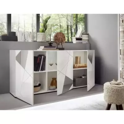 Ensemble Sejour : Buffet 3P 181 cm + Meuble TV 181 cm - Victory
