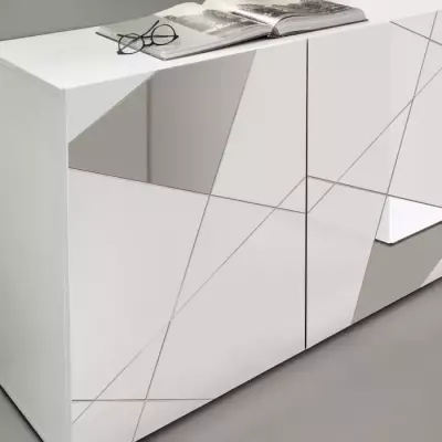 Ensemble Sejour : Buffet 3P 181 cm + Meuble TV 181 cm - Victory