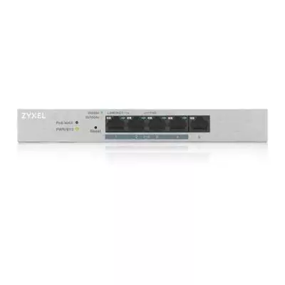 Zyxel GS1200-5HP v2 Géré Gigabit Ethernet (10 100 1000) Connexion Ethernet, supportant l'alimentation via ce port (PoE) Gris