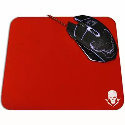 Tapis Gaming Skullkiller GMPR1 Antidérapant Rouge - Pour une expérience de jeu optimale