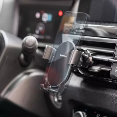 Support de Charge Rapide Sans Fil pour Voiture Chakar InnovaGoods - Recharge Facile et Rapide