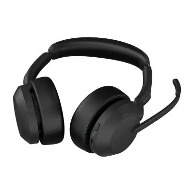 Jabra Evolve2 55 Casque Sans fil Arceau Bureau Centre d'appels Bluetooth Socle de chargement Noir