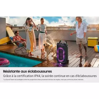 Enceinte Samsung MX ST50F/XE 240W Noir | Effets lumineux | Bluetooth | Batterie 18h