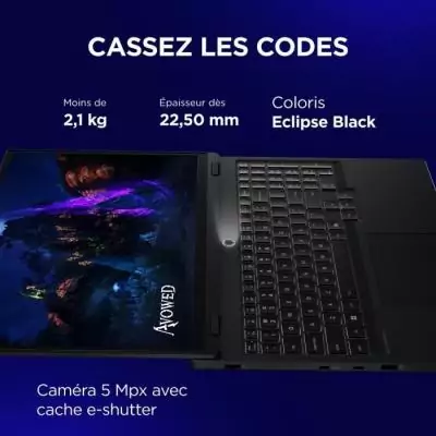 PC portable Gamer LENOVO Legion 5 15IRX10 | Ecran 15,3" 165 Hz IPS - Core i7 - RTX 5070 - 32 Go RAM - 512 Go