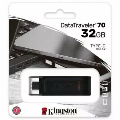 Clé USB Kingston DT70/128GB Noir 128 GB