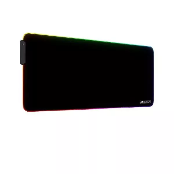 Tapis de Souris Subblim SUBMP-02RGB01 Noir Multicouleur