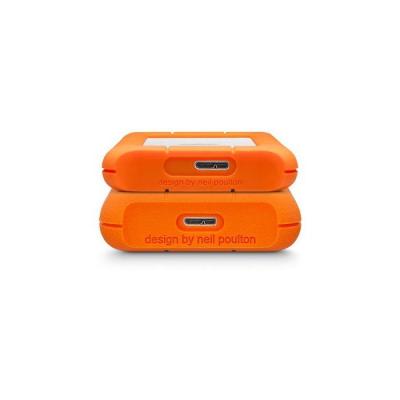 Disque dur externe - LACIE - Rugged Mini LAC9000298 - 2 To - 5400 trs/min - 3.2 Gen 1 - Orange / Argent