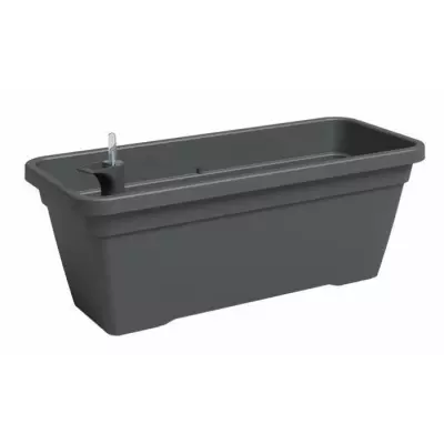 Jardiniere Anthracite Rectangulaire - 58 x 25 x 22cm Jardiniere Anthracite Rectangulaire - 58 x 25 x 22cm