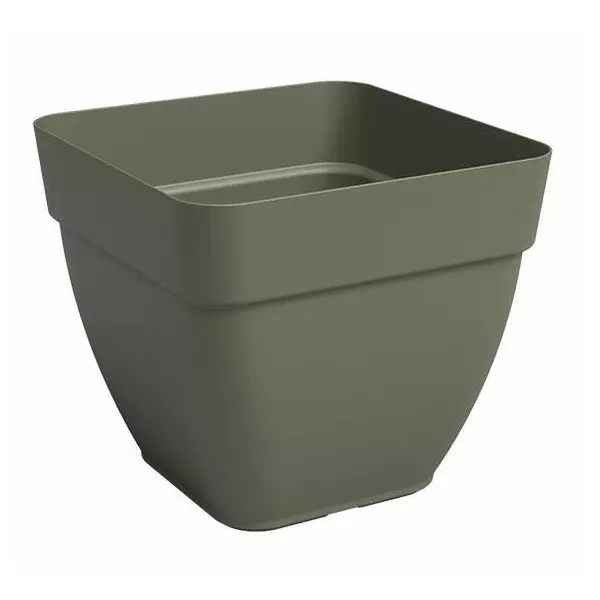Pot - ARTEVASI - CAPRI CAMPANA - Carrée - Vert sec - L36,5 x P36,5 x H33,5 cm