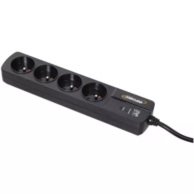 Protégez vos appareils avec le multiprise INFOSEC - S4 Black Line II