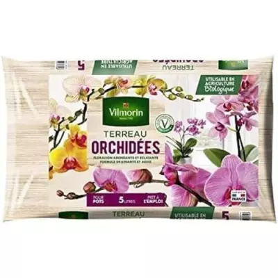 Terreau orchidées 5 L pour un épanouissement optimal Terreau orchidées 5 L pour un épanouissement optimal