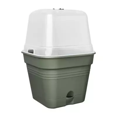 Pot de culture tout-en-un ELHO Green Basics 30cm - Vert recyclé