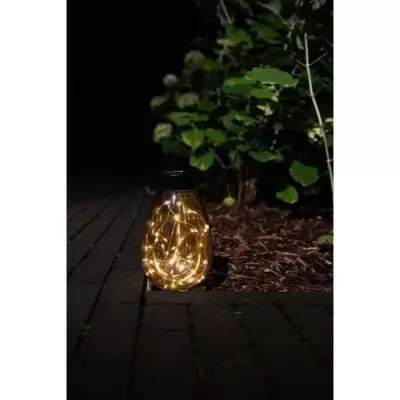 Lanterne Solaire Garden ID Bali - Éclairage longue durée - Accrochage polyvalent Lanterne Solaire Garden ID Bali - Éclairage longue durée - Accrochage polyvalent