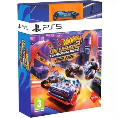 Jeu PS5 - Hot Wheels Unleashed 2 Turbocharged - Édition Pure Fire