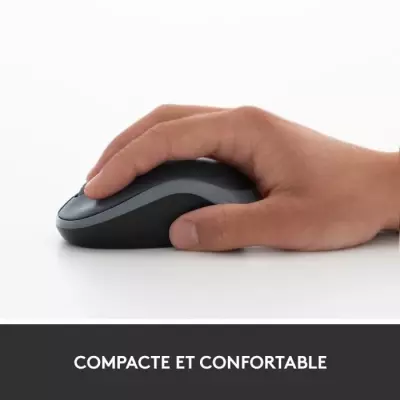 Souris sans fil Logitech M185 Rouge - Compacte et Précise Souris sans fil Logitech M185 Rouge - Compacte et Précise