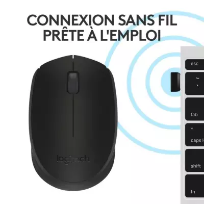 Souris Logitech M171 Sans Fil Ambidextre Noir - Compacte et pratique Souris Logitech M171 Sans Fil Ambidextre Noir - Compacte et pratique