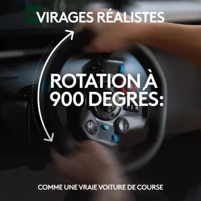 Volant de course et pédales G29 - Logitech G - PS5, PS4, PC