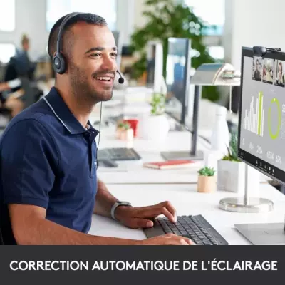 Webcam Logitech C270 720p avec Microphone intégré - Noir