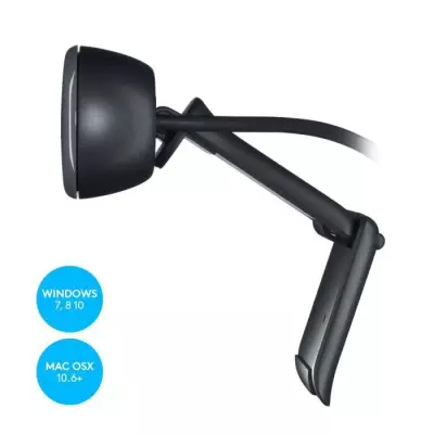 Webcam Logitech C270 720p avec Microphone intégré - Noir