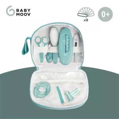 Ensemble de soin pour bébé Babymoov avec 9 accessoires et thermomètre digital Ensemble de soin pour bébé Babymoov avec 9 accessoires et thermomètre digital