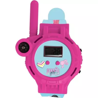 Montre digitale Barbie avec talkie-walkie jusqu'à 200m