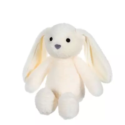 Peluche Tendance Lapin Crème - 28 cm