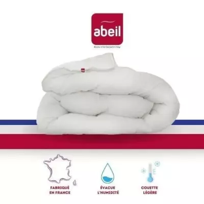 Couette légère ICEBERG 200x200cm - Made in France Couette légère ICEBERG 200x200cm - Made in France
