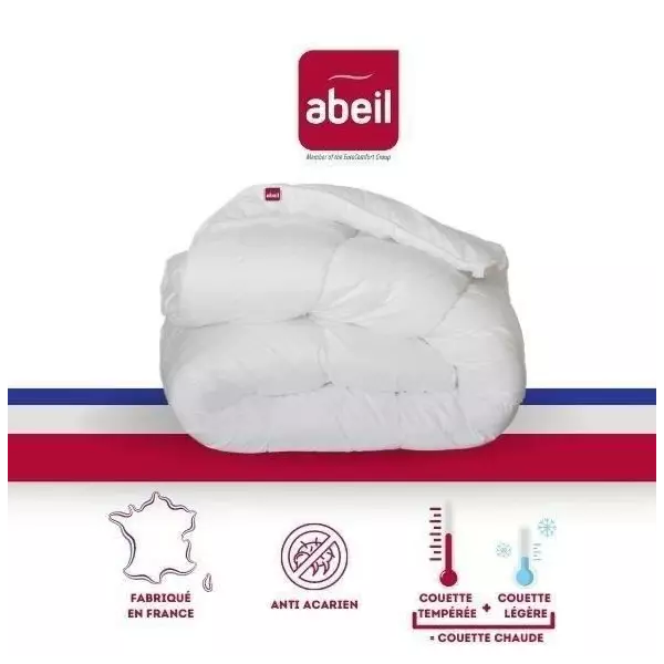 ABEIL Couette 4 Saisons ANTI-ACARIENS 140x200cm