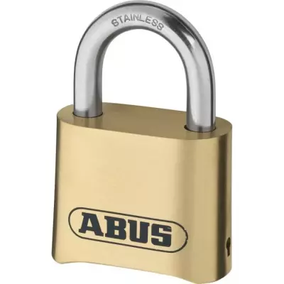 Cadenas à combinaison ABUS 180IB/50 - Sécurité en laiton forgé - Anse inox