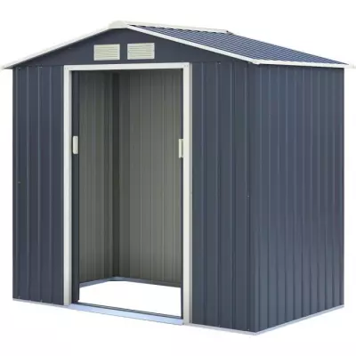 Abri de jardin métal PLUTON 2,71m² - Kit ancrage inclus