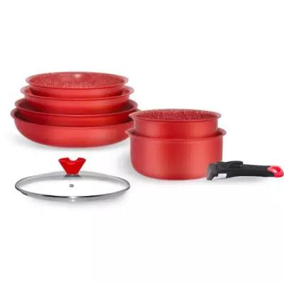 Batterie de cuisine ARTHUR MARTIN AMR88 - 8 pièces - Induction - 