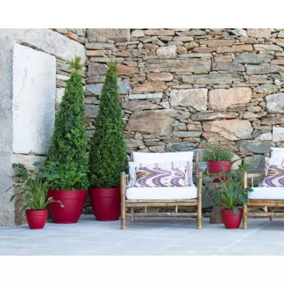 Pot Capri Campana 35cm Anthracite pour une touche de modernité Pot Capri Campana 35cm Anthracite pour une touche de modernité