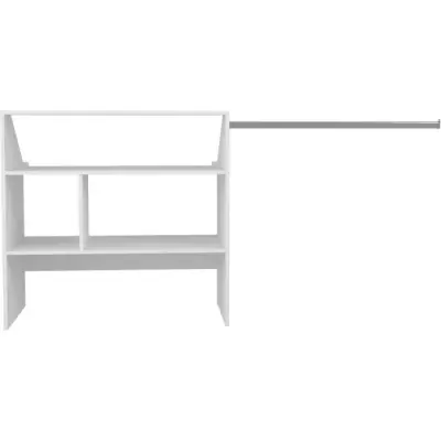 Kit dressing blanc sous comble ARTIC EKIPA - 1 penderie - L197 cm