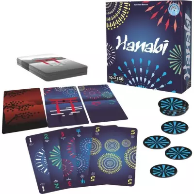Hanabi - Jeu tactique et coopératif pour 8 ans - Asmodee