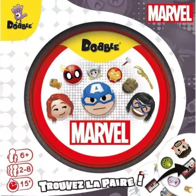 Jeu d'ambiance Dobble Marvel Emoji - 6 ans - Extérieur - Mixte